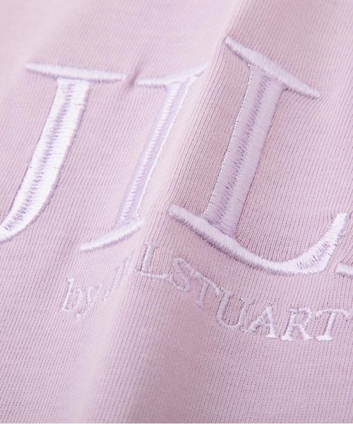 JILL by JILL STUART(ジル バイ ジル スチュアート)/シシュウロゴTシャツ　WEB限定カラー：バイカラー　ラベンダー/img54