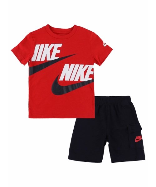 NIKE(NIKE)/トドラー(90－100cm) セット商品 NIKE(ナイキ) B NSW HBR CARGO FT SHORT SET/img02