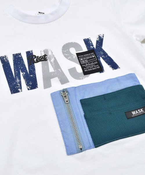 WASK(ワスク)/【接触冷感】配色ポケット付きTシャツ(100~160cm)/img12