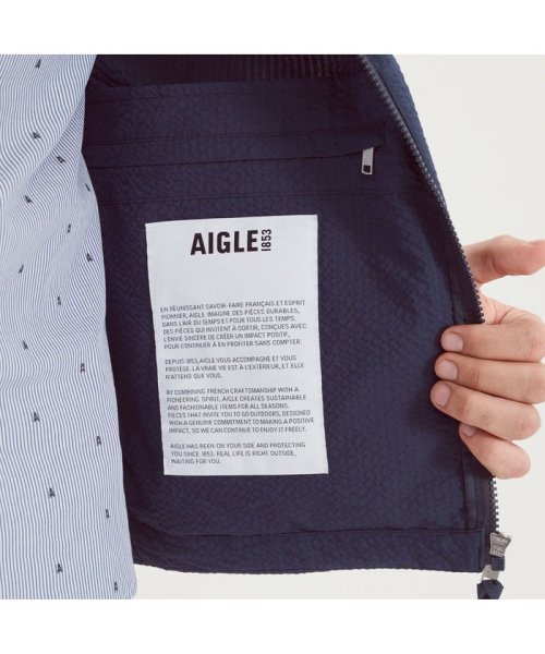 ＡＩＧＬＥ MEN(エーグル　メンズ)/シアサッカーフーデッドジャケット/img04