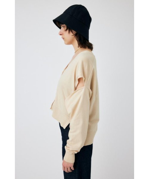 moussy(マウジー)/DROP SHOULDER KNIT カーディガン/img02