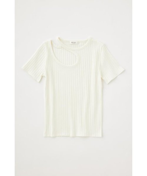 moussy(マウジー)/CUT OUT RIB H／S Tシャツ/img06