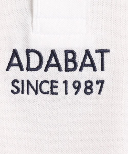 adabat(アダバット)/【UVカット／吸水速乾】ロゴデザイン 半袖ポロシャツ/img08
