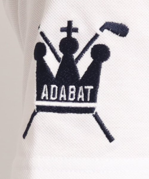 adabat(アダバット)/【UVカット／吸水速乾】ロゴデザイン 半袖ポロシャツ/img10