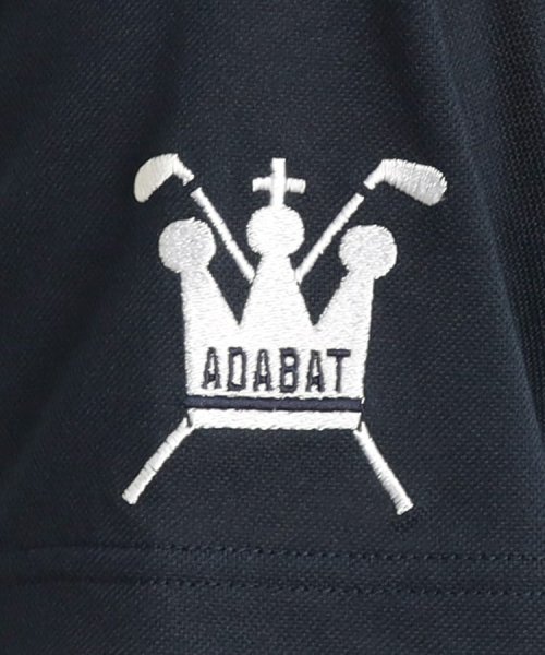 adabat(アダバット)/【UVカット／吸水速乾】ロゴデザイン 半袖ポロシャツ/img23