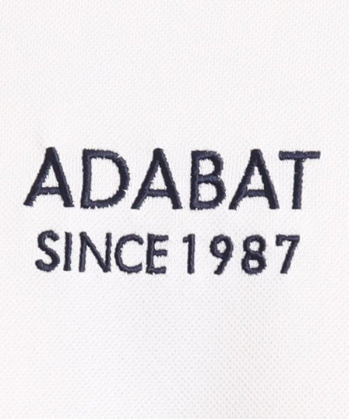 adabat(アダバット)/【UVカット／吸水速乾】ロゴデザイン モックネック半袖プルオーバー/img08