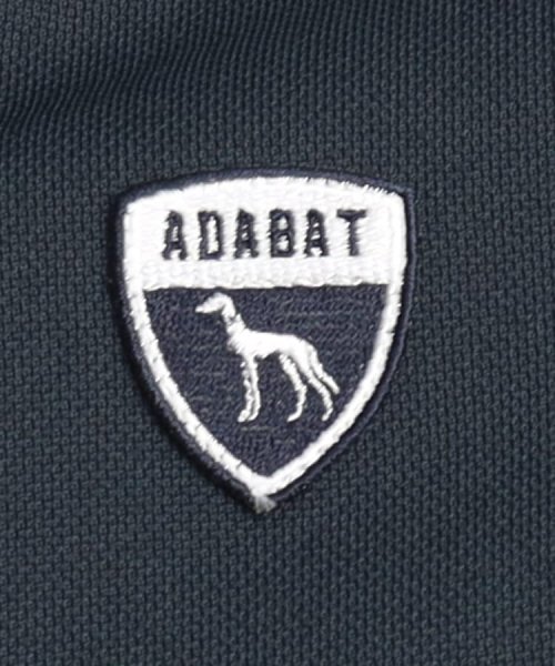 adabat(アダバット)/【UVカット／吸水速乾】ロゴデザイン モックネック半袖プルオーバー/img22