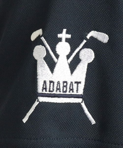 adabat(アダバット)/【UVカット／吸水速乾】ロゴデザイン モックネック半袖プルオーバー/img23
