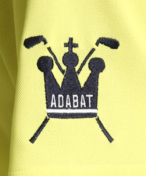 adabat(アダバット)/【UVカット／吸水速乾】ロゴデザイン モックネック半袖プルオーバー/img35