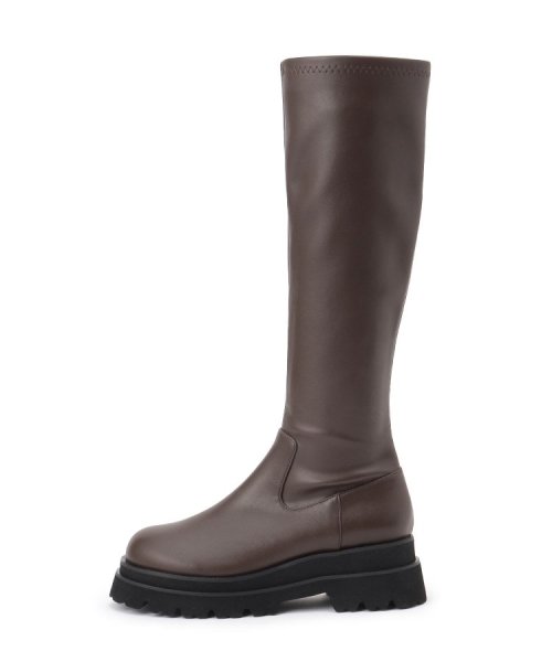 厚底トラックソールロングブーツ レイン対応 0～23