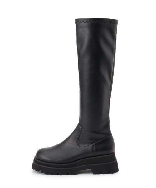 厚底トラックソールロングブーツ レイン対応 0～23