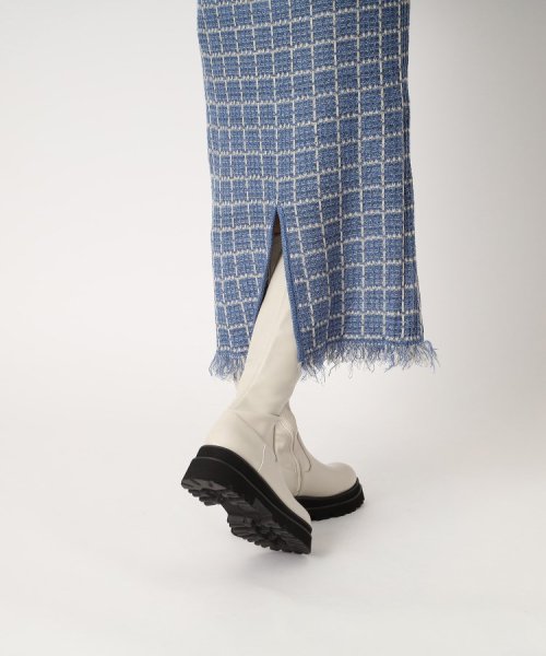 厚底トラックソールロングブーツ レイン対応 0～23