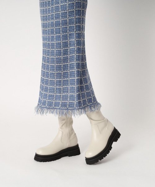 厚底トラックソールロングブーツ レイン対応 0～23