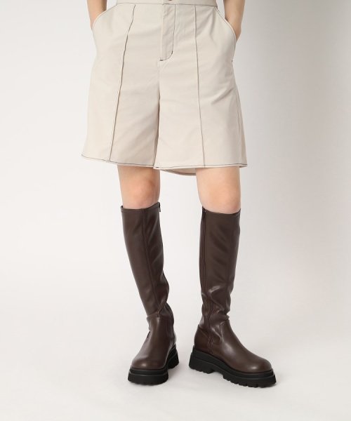 厚底トラックソールロングブーツ レイン対応 0～23