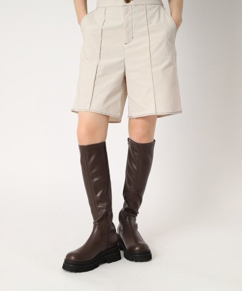 厚底トラックソールロングブーツ レイン対応 0～23