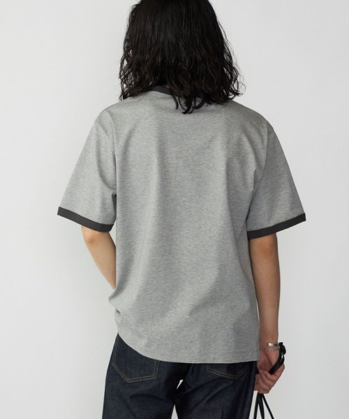 SHIPS MEN(シップス　メン)/SHIPS: Albini オーガニックコットン リンガー Tシャツ/img11