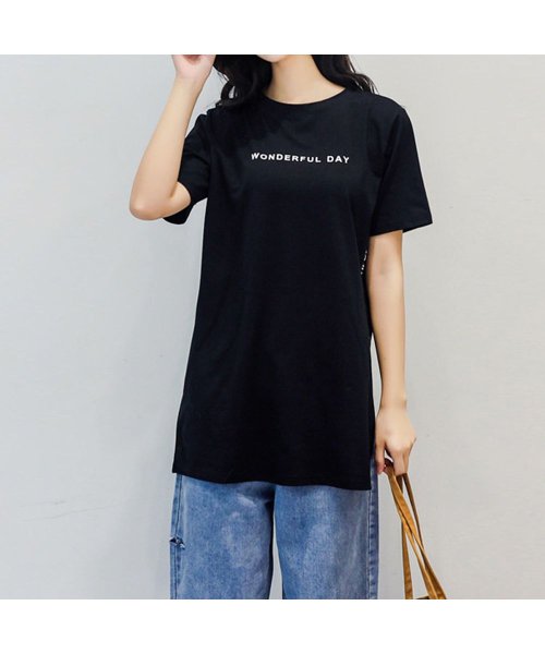 miniministore(ミニミニストア)/ロゴtシャツ レディース 半袖カジュアル/img07