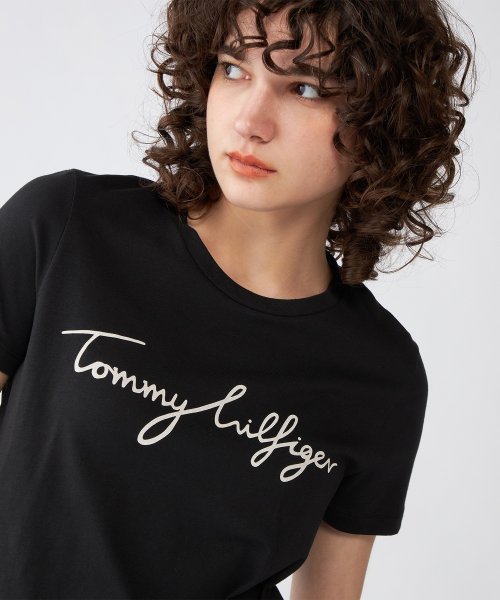 TOMMY HILFIGER(トミーヒルフィガー)/ロゴクルーネックTシャツ/img11