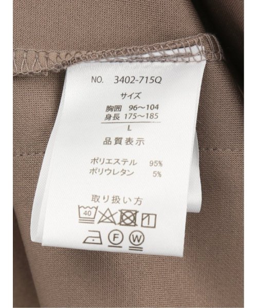 m.f.editorial(エムエフエディトリアル)/カットジョーゼット 2ボタン7分袖ジャケット 半袖 メンズ Tシャツ カットソー カジュアル インナー ビジネス ギフト プレゼント/img33