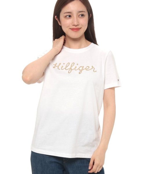 TOMMY HILFIGER(トミーヒルフィガー)/ゴールドロープロゴTシャツ/img10