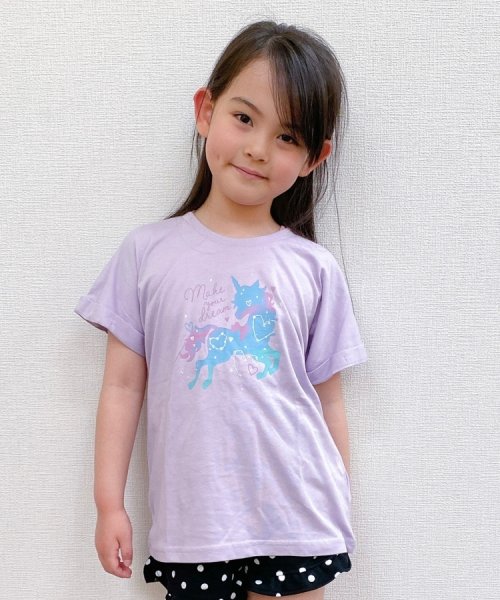 SHOO・LA・RUE(Kids) (シューラルーキッズ)/【110－140cm/接触冷感】GIRLアソートTシャツ/img10