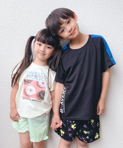 SHOO・LA・RUE(Kids) (シューラルーキッズ)/【110－140cm/接触冷感】GIRLアソートTシャツ/img12