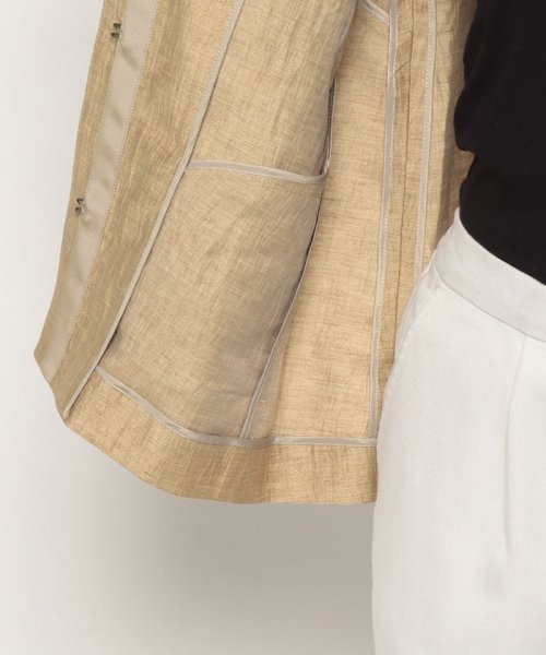 ノーカラージャケット 