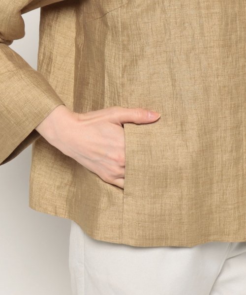 ノーカラージャケット 