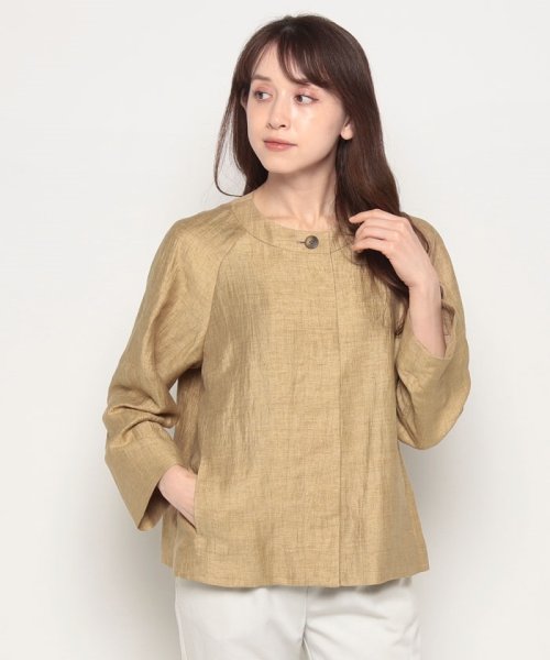 ノーカラージャケット 