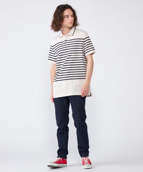 TOMMY HILFIGER(トミーヒルフィガー)/PLACED STRIPE POLO/img01