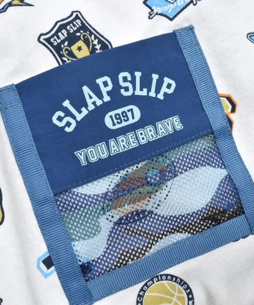 SLAP SLIP(スラップスリップ)/スポーツワッペン総柄プリント半袖Tシャツ(90~130cm)/img08