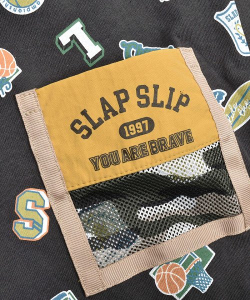 SLAP SLIP(スラップスリップ)/スポーツワッペン総柄プリント半袖Tシャツ(90~130cm)/img15