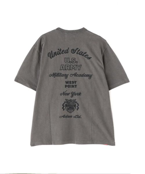 AVIREX(AVIREX)/《COLLECTION》WEST POINT EMBROIDERY FADE WASH T－SHIRT /ウェストポイント エンブロイダリー/img22