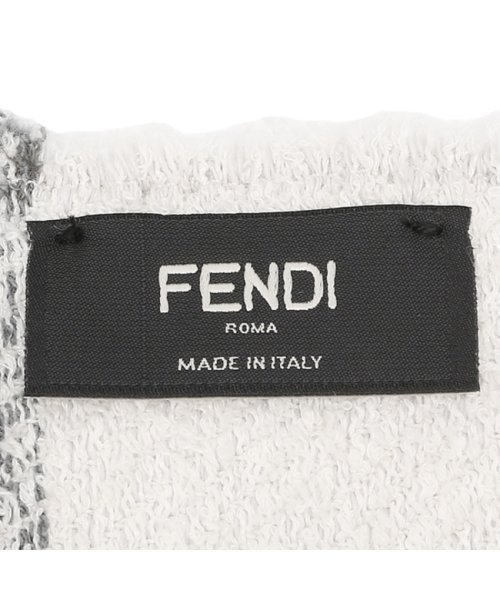 FENDI(フェンディ)/フェンディ タオル ビーチタオル FFロゴ グレー ホワイト メンズ レディース FENDI FXS717 AN93 F0QZ0/img02