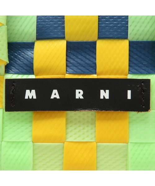 MARNI(マルニ)/マルニ ハンドバッグ かごバッグ バスケットバッグ キッズ カゴバッグ ミニバッグ グリーン マルチ レディース MARNI M00178 M00IW 0M53/img08