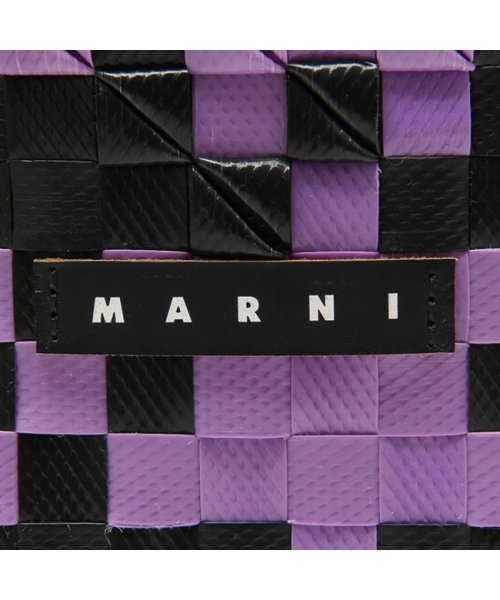 MARNI(マルニ)/マルニ ハンドバッグ かごバッグ ダイヤモンドバスケット  パープル ブラック レディース MARNI M00637 M00IW 0M602/img08