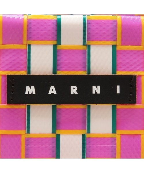 MARNI(マルニ)/マルニ ハンドバッグ かごバッグ ボックスバスケット キッズ カゴバッグ ミニバッグ ピンク マルチ レディース MARNI M00638 M00IW 0M32/img08