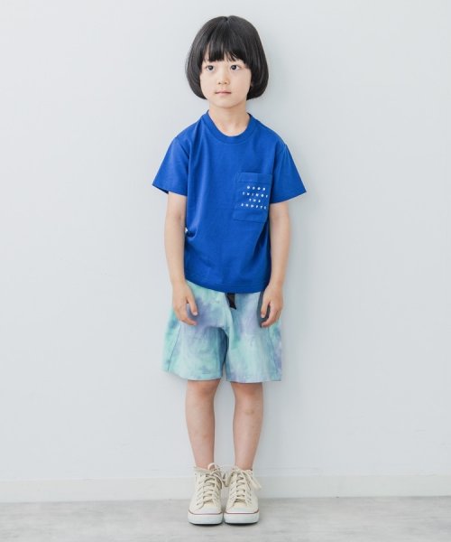 THE SHOP TK（KID）(ザ　ショップ　ティーケー（キッズ）)/【100－140】ポケットロゴ刺繍さらさらTシャツ/img10