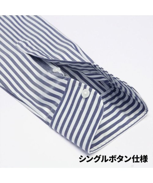 TOKYO SHIRTS(TOKYO SHIRTS)/【国産しゃれシャツ】 ボタンダウン 長袖 形態安定 ワイシャツ 綿100%/img03