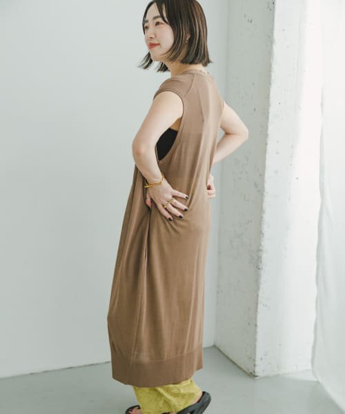 ITEMS URBANRESEARCH(アイテムズ アーバンリサーチ（レディース）)/ニットロングジレ/img02