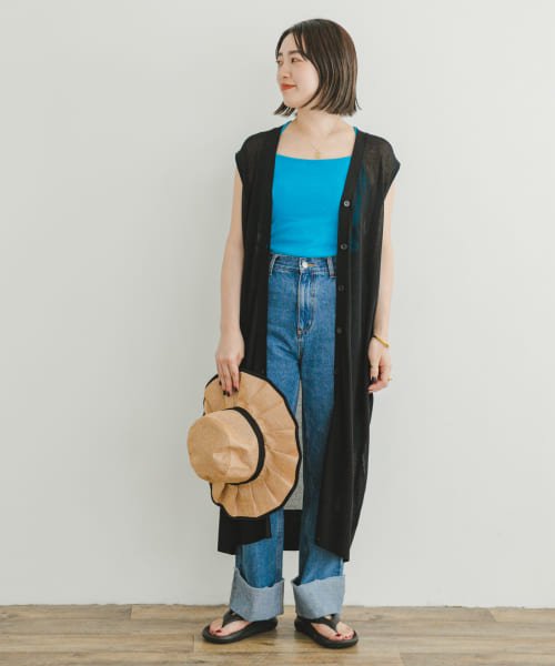 ITEMS URBANRESEARCH(アイテムズ アーバンリサーチ（レディース）)/ニットロングジレ/img08