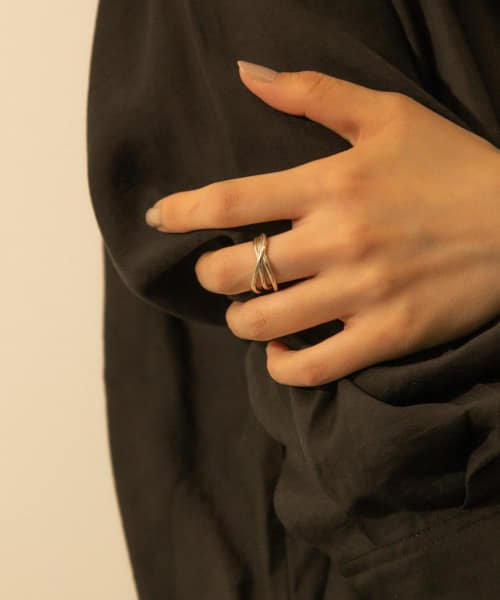 SMELLY(スメリー)/SMELLY so’　layered line ring/img01