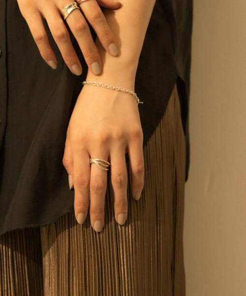 SMELLY(スメリー)/SMELLY so’　layered line ring/img02