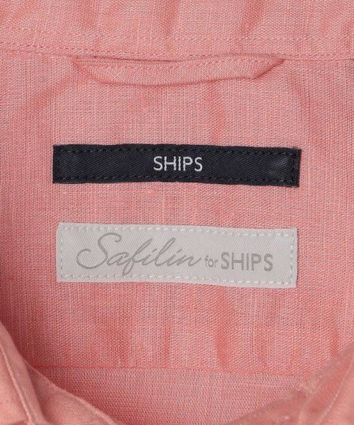 SHIPS MEN(シップス　メン)/SHIPS: SOLOTEX(R) サフィラン リネン ハイブリッド ショートスリーブシャツ/img53