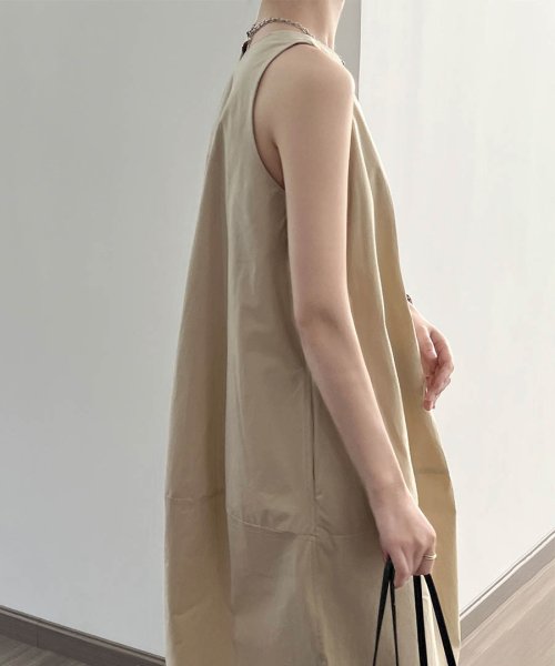 ARGO TOKYO(アルゴトウキョウ)/Cocoon Shape Sleeveless Onepiece 29050 コクーンスリーブレスワンピース　ノースリーブ　ワンピース　コクーンワンピース/img14