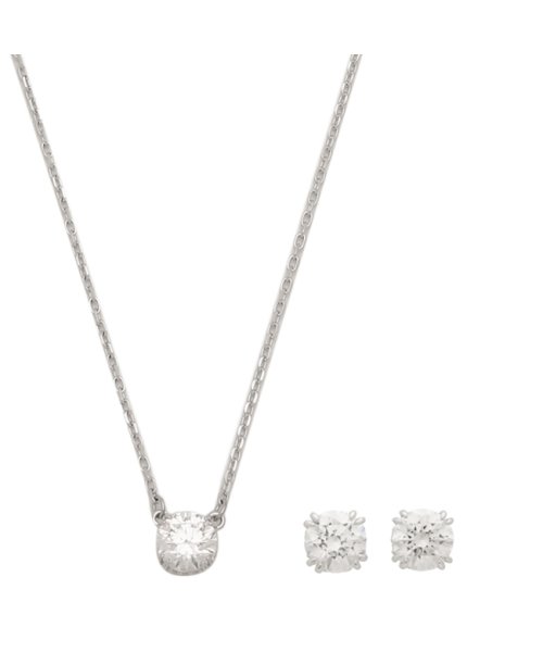 swarovski(スワロフスキー)/スワロフスキー ネックレス アクセサリー ピアス アクセサリー コンステラセット シルバー ホワイト レディース SWAROVSKI 5647663/img01