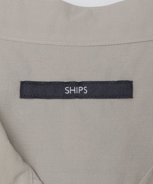 SHIPS MEN(シップス　メン)/SHIPS: ドライタッチ リラックス バンドカラー ショートスリーブシャツ/img33