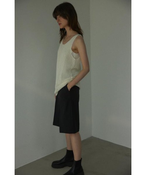 BLACK BY MOUSSY(ブラックバイマウジー)/mesh knit tanktop/img01