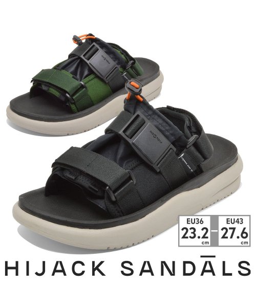 TSURUYA(ツルヤ)/ハイジャックサンダル HIJACK SANDALS ユニセックス ARGO BLACH MOSS/img01