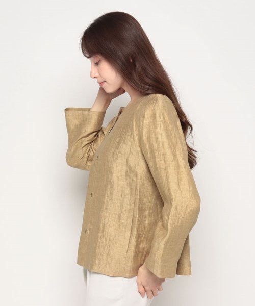 ノーカラージャケット 